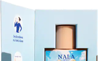 รูปตัวอย่างกล่องน้ำหอมและเครื่องหอม Nala น้ำหอม กลิ่นเบบี้คลาวด์ สำหรับรับผลิตกล่อง รับทำกล่อง และผลิตกล่องโดย Box Corner Art มุมหลัก