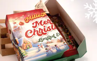 รูปตัวอย่างกล่องเซ็ตและของขวัญ Milliemink Christmas Gift สำหรับรับผลิตกล่อง รับทำกล่อง และผลิตกล่องโดย Box Corner Art มุมหลัก