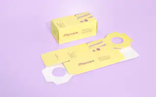 รูปตัวอย่างกล่องครีมสกินแคร์ Soft Cream โทนม่วงเหลือง สำหรับรับผลิตกล่อง รับทำกล่อง และผลิตกล่องโดย Box Corner Art มุมหลัก