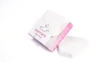 รูปตัวอย่างกล่องสบู่ Mercare Collagen Facial Soap สำหรับรับผลิตกล่อง รับทำกล่อง และผลิตกล่องโดย Box Corner Art มุมหลัก
