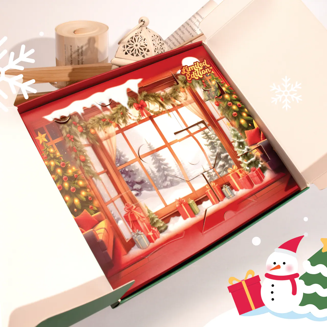 รูปตัวอย่างกล่องเซ็ตและของขวัญ Milliemink Christmas Gift สำหรับรับผลิตกล่อง รับทำกล่อง และผลิตกล่องโดย Box Corner Art มุมที่ 2