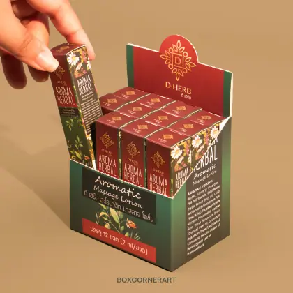 กล่อง D-HERB Aroma Herbal Aromatic Massage Lotion รูปที่ 9