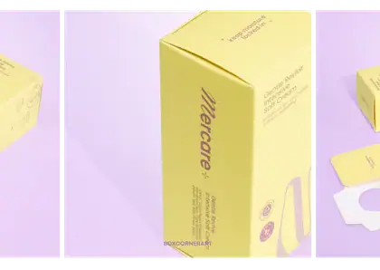 กล่อง Soft Cream โทนม่วงเหลือง รูปที่ 6