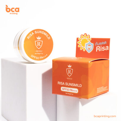 ผลิตกล่องครีม